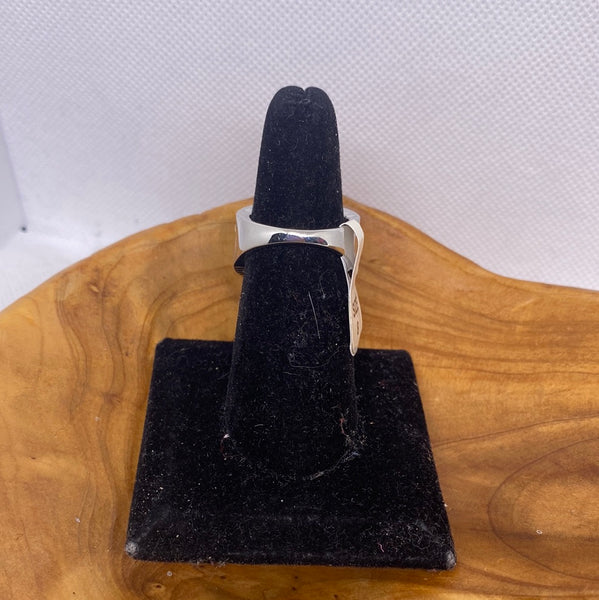 Black Clear Crystal Rhinestone Ring
