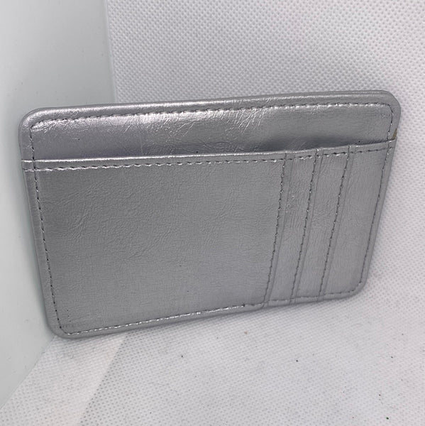 Silver Credit Card Sleeve