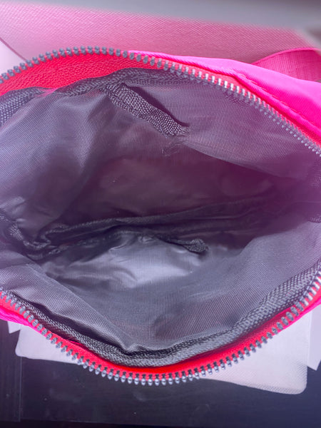 Pink Cross body Purse Belt Bag