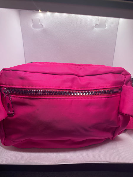 Pink Cross body Purse Belt Bag