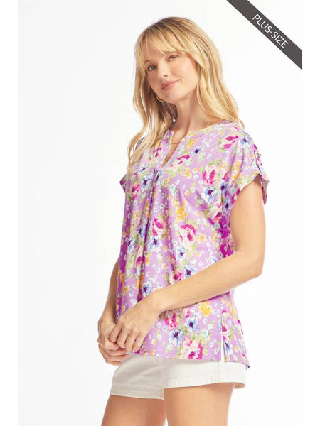 Plus Size Dolman Sleeve Lizzy Wrinkle Free Top Shirt