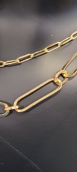 Double Gold Filled 18 inch Chain Link Necklace
