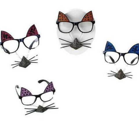 Halloween Cat Decorative Glasses