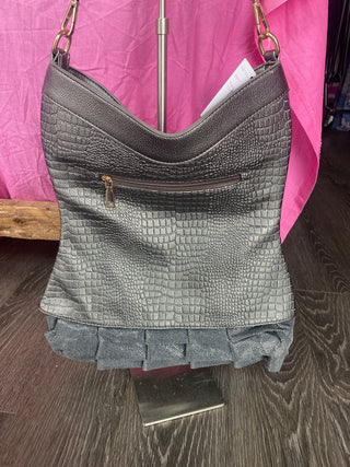 Sparkling Corset Design Purse Pewter