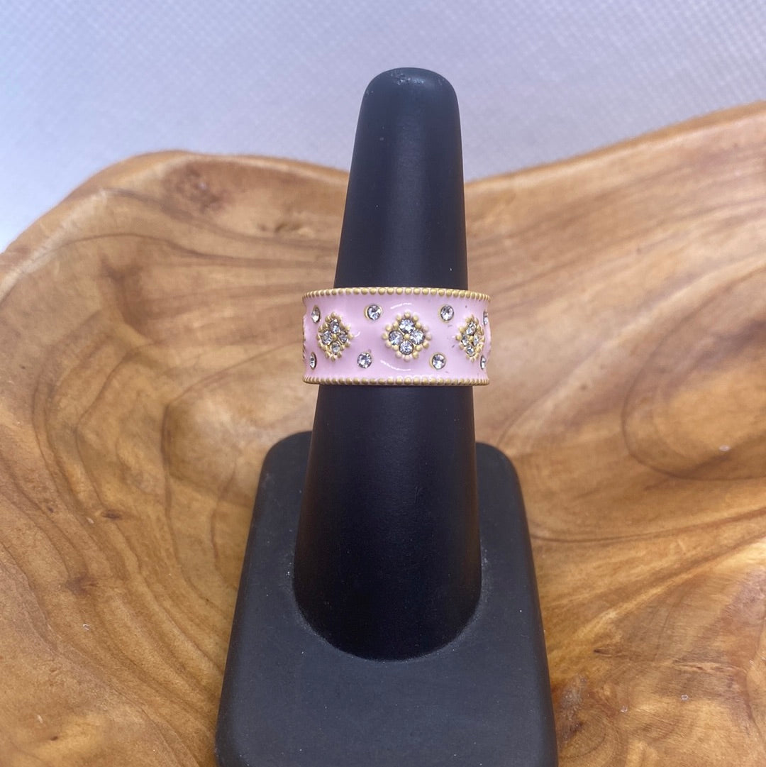 Pink Gold Adjustable Ring