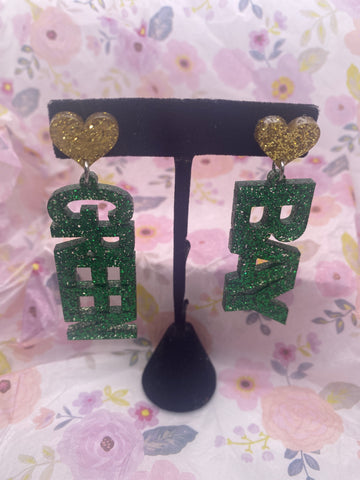 Green Bay Post Earrings