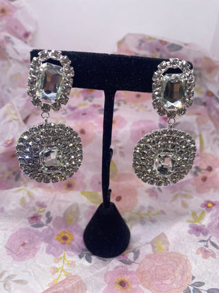 Crystal Rhinestone Dangle Earrings