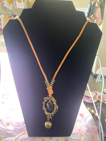 Bronze Dangle Necklace