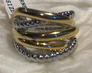 Silver Gold Ring