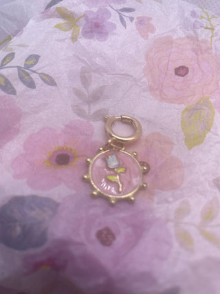 Gold Tone Tulip Charm for Necklace or Bracelet