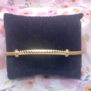 Gold tone Adjustable Bracelet