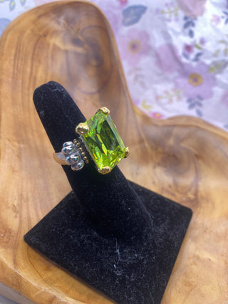 Sterling Silver .925 Peridot Ring