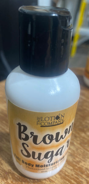 Bottle of Brown Sugar lotion made in the usa