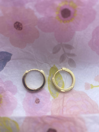 18K Gold Plated Mini Hoop Earrings