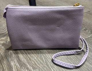 PurpleCrossbody Purse with wristlet