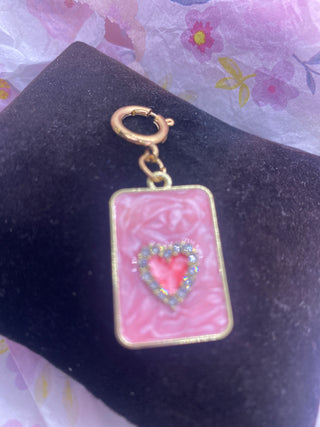 Pink Heart Charm