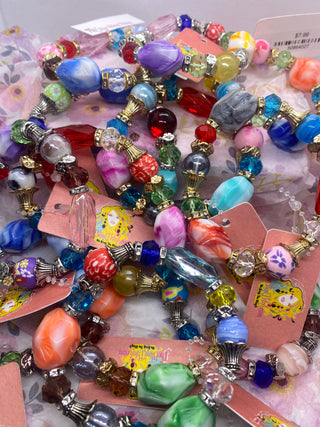 Multi Bead Stretch Bracelet