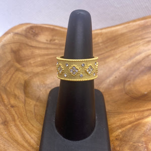 Gold Adjustable Stretch Ring