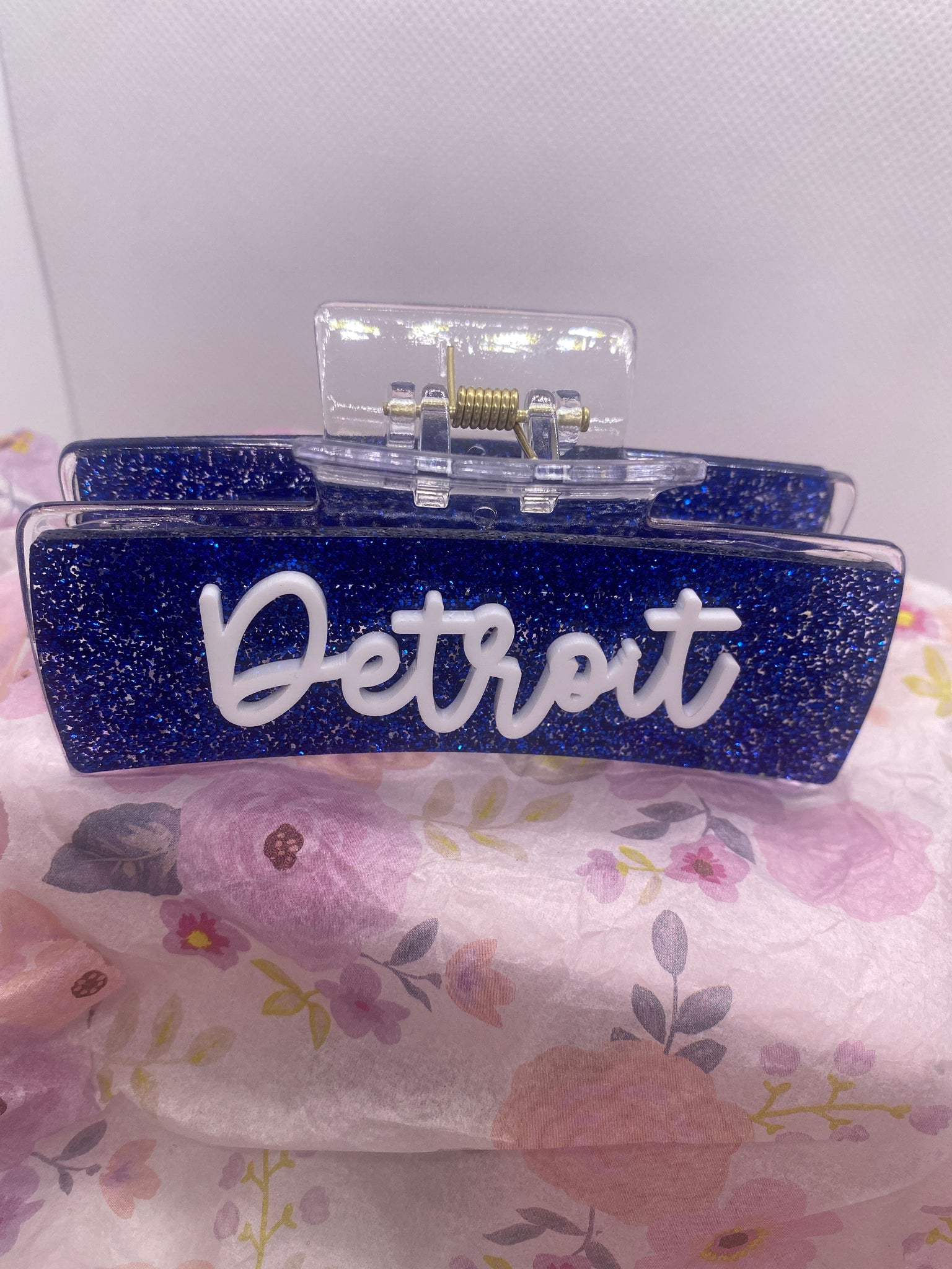 Custom Made Large Detroit Hair Clip