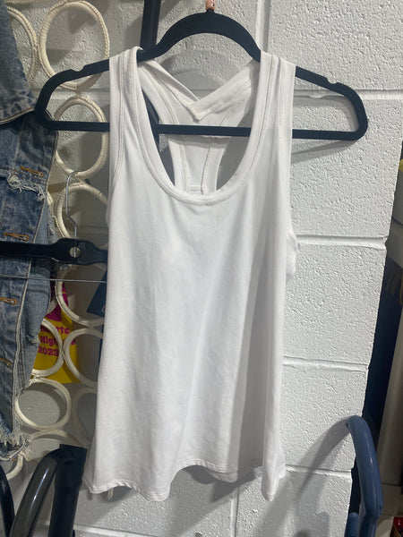Rae Mode Racerback White T92251 Basic Tank Top