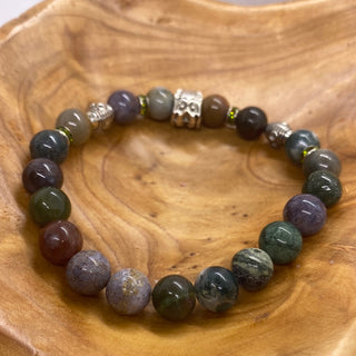 Polished Bead Stretch Bracelet