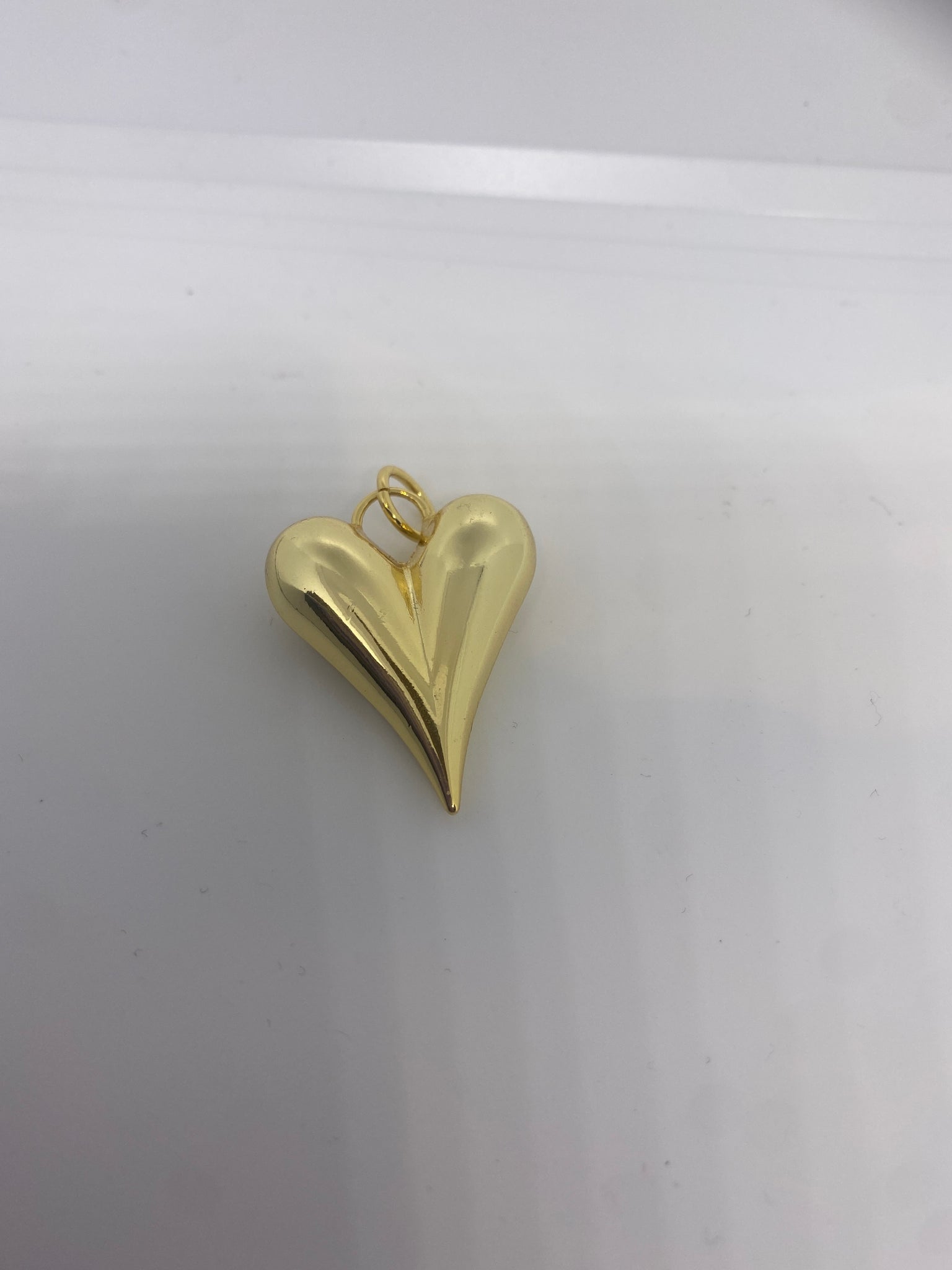 18K Gold Plated Heart Shaped Charm