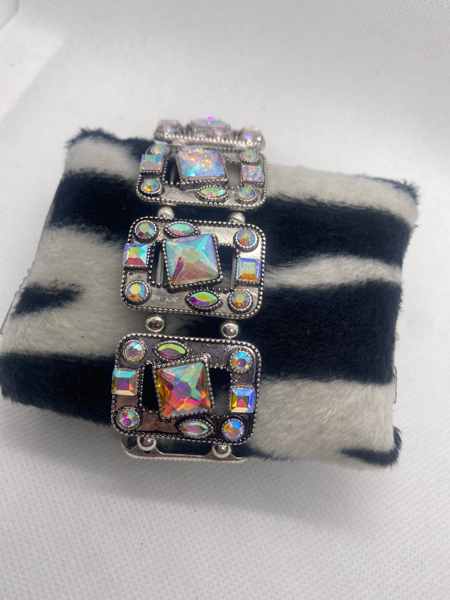 Custom Made Rhinestone Crystal Stretch Bracelet