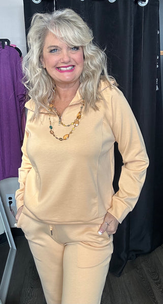 Quarter Zip Pull Over Modal Fabric Travel Jacket