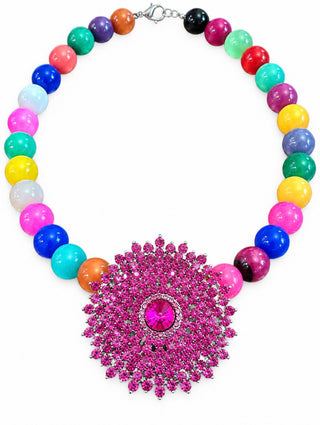 Color Pop Beaded Necklace