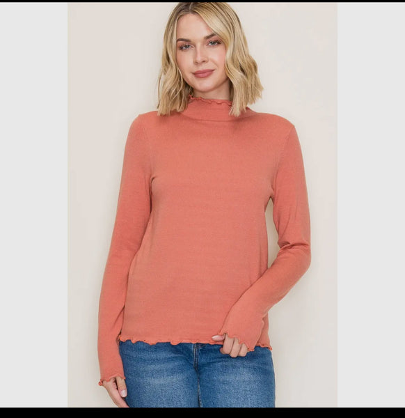 Mockneck Pullover Sweater