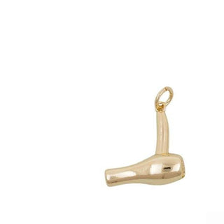 Gold Filled Hair Dryer Charm for Bracelet or Necklace