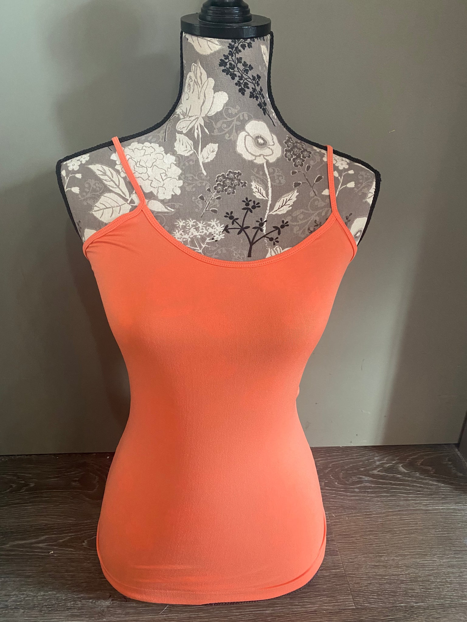 One Size Stretch Tank Top Orange