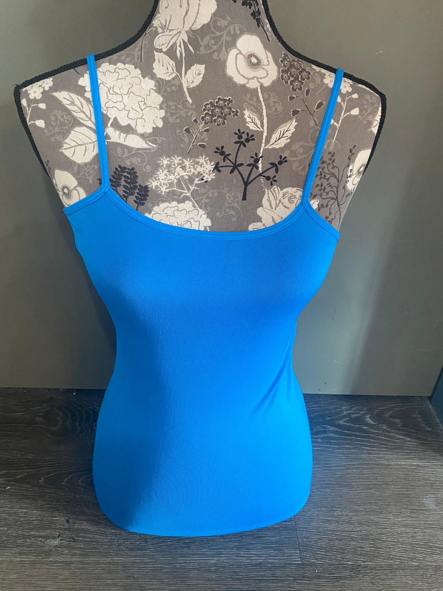 One Size Stretch Tank Top Ice Blue