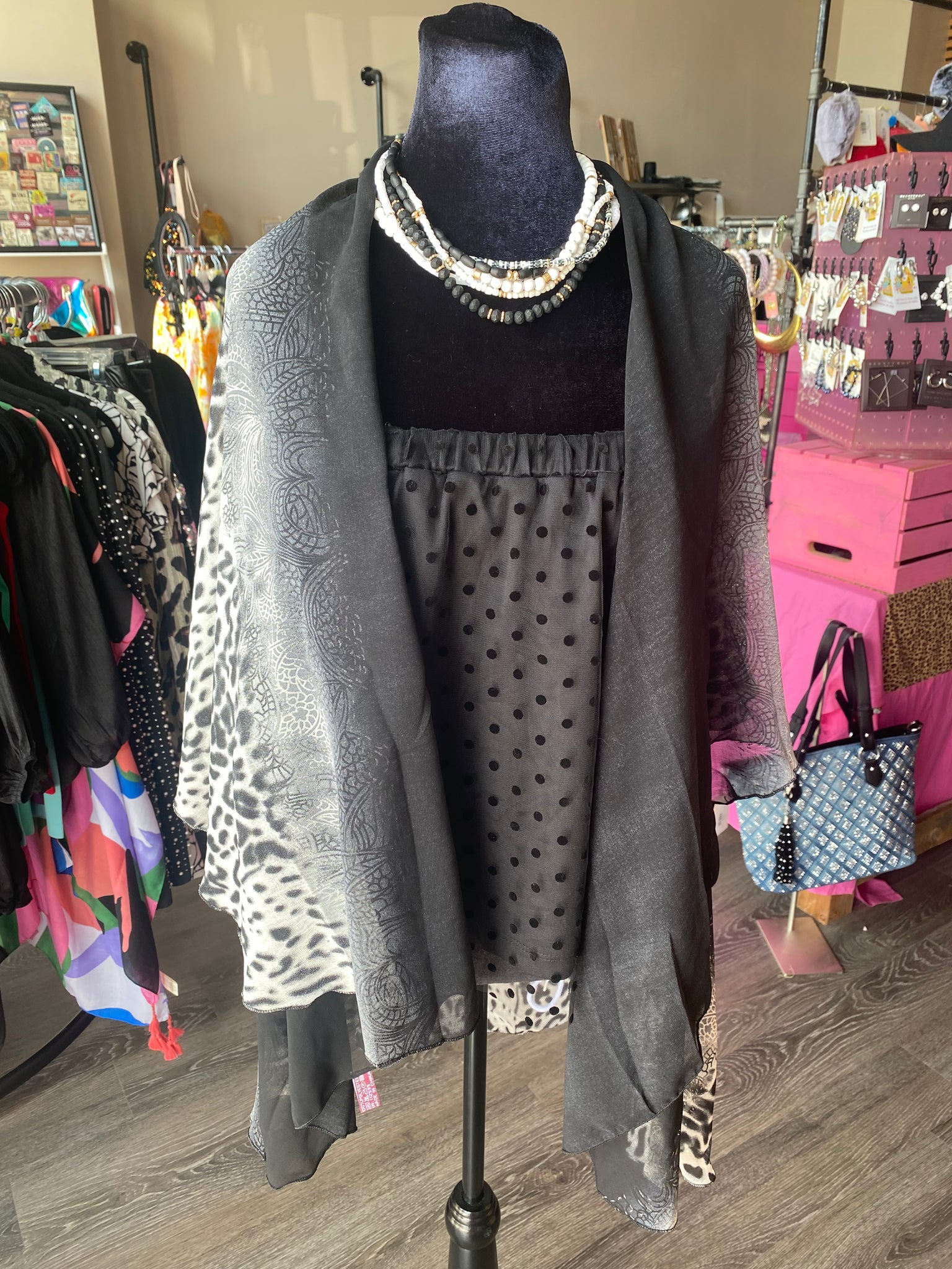 Leopard Print Scarf Wrap