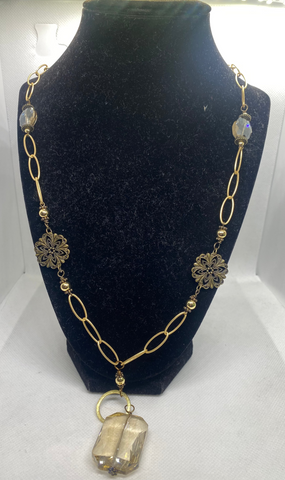 Custom Made Long 39 inches Amber Necklace