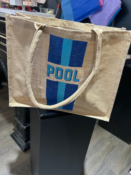 Eco Friendly Jute Pool Tote Bag