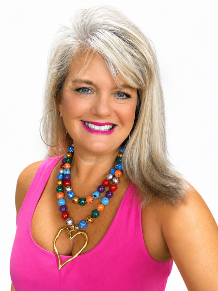 Color Splash Heart Pendant Necklace