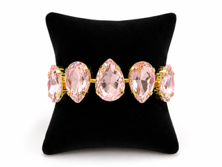 Pink Crystal Stretch Bracelet
