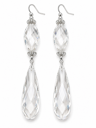 Sandra Ling Designs Crystal Elegance Drop Earrings
