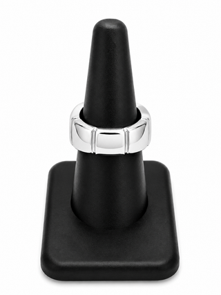 Shades of Pink Crystal Duo Statement Stretch Ring