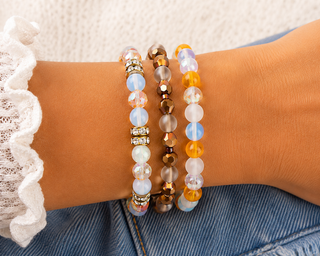 Set of Three Autumn Fest Stretch Bracelets