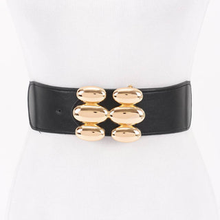 Gold Statement Stretch Belt