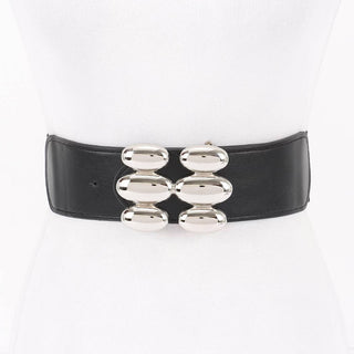 Silver Statement Stretch Belt
