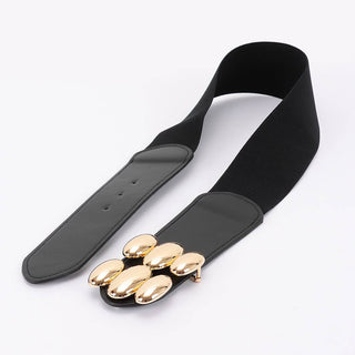 Gold Statement Stretch Belt