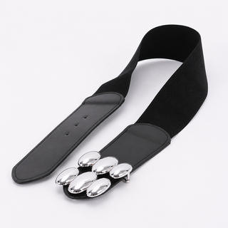 Silver Statement Stretch Belt