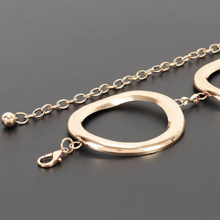 Gold Statement Circle Chain Belt