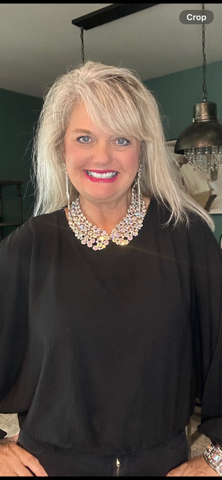 Aurora Crystal Statement Collar Necklace