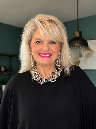 Black & White Crystal Statement Necklace
