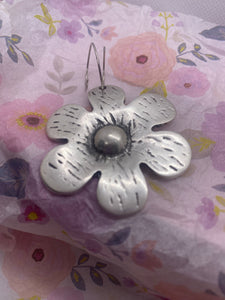 Silver Daisy Charm for Bracelet or Necklace