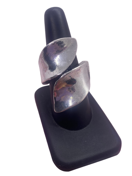 Silver Tone Stretch Ring